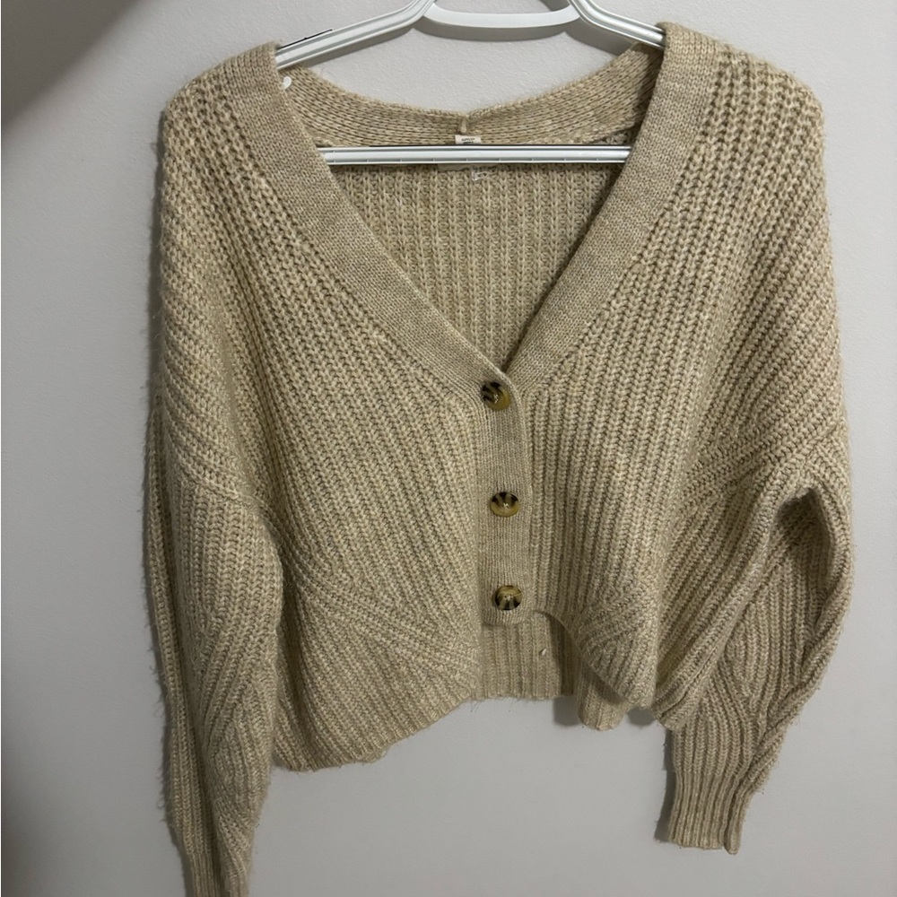 Beige Cardigan/Sweater